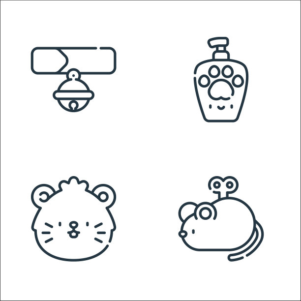 宠物线图标线性设置质量线设置等图片下载