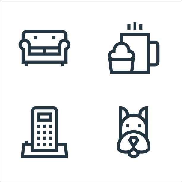 心理健康线图标线性设置质量线图片下载