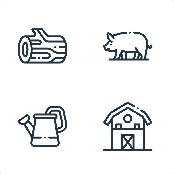 在村线图标线性设置质量线图片下载