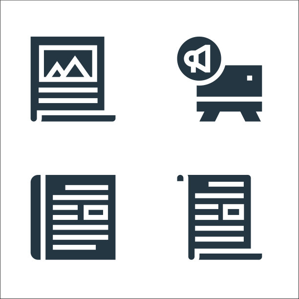 广告线图标线性设置质量线图片下载