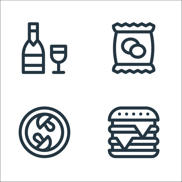 美食线图标线性设置质量线设置图片下载