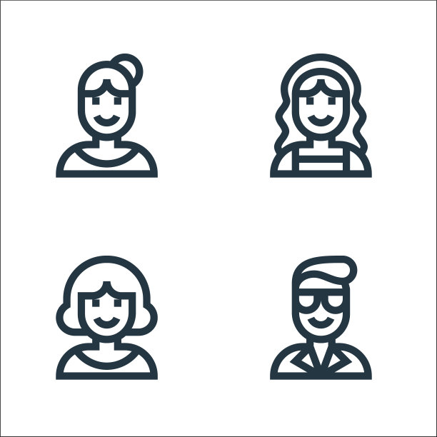 人线图标线集质量线集图片下载