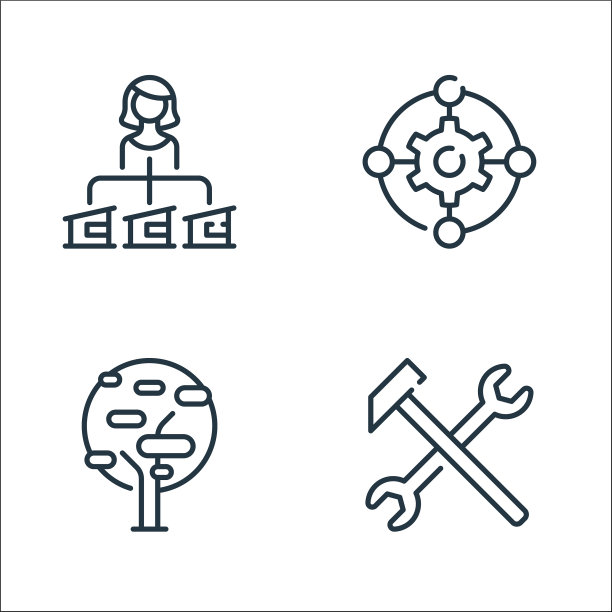 生活技能线图标线性设置质量线图片下载