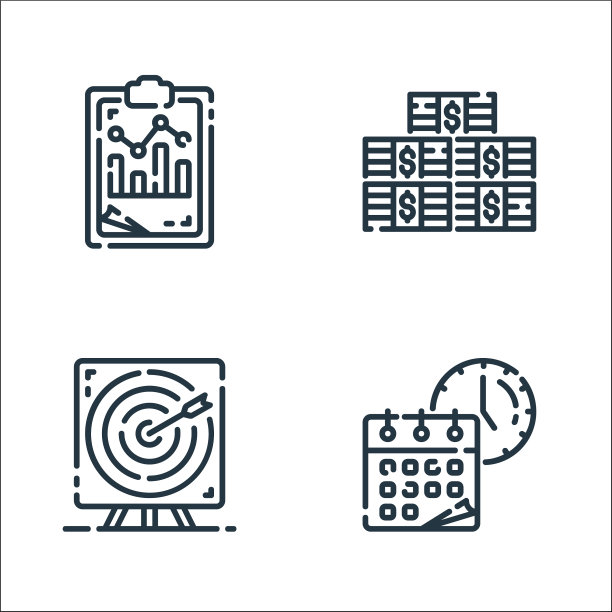 启动线图标线性集质量线集图片下载