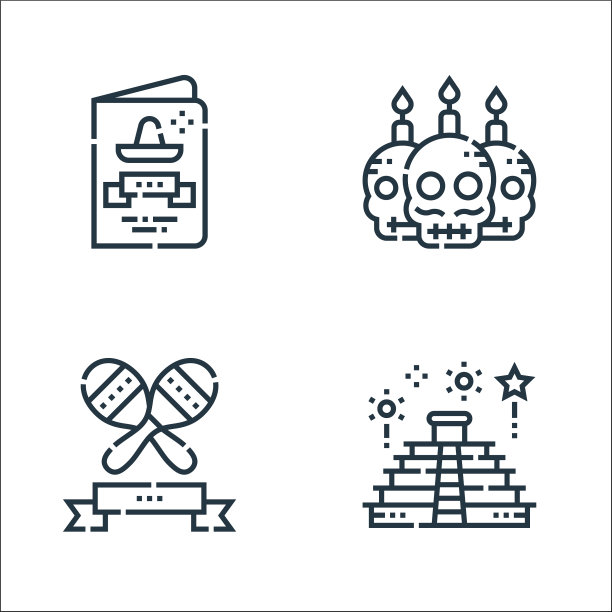 五月节线图标线性设置质量线图片下载