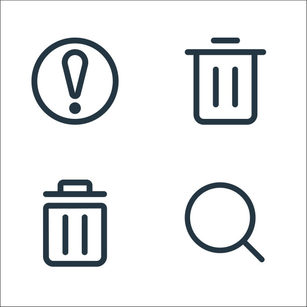 界面线图标线性集质量线集图片下载