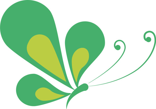 蝴蝶独特的色彩设计图片下载