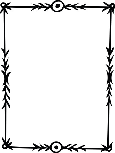 矩形框架与圆圈和箭头图片下载
