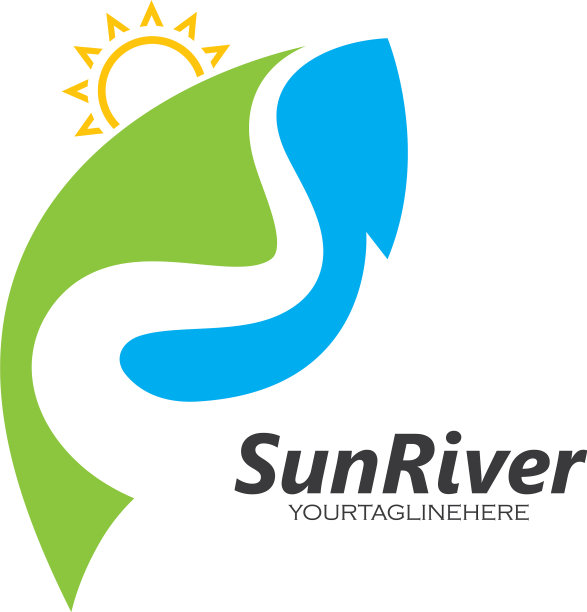 太阳河标志图片下载