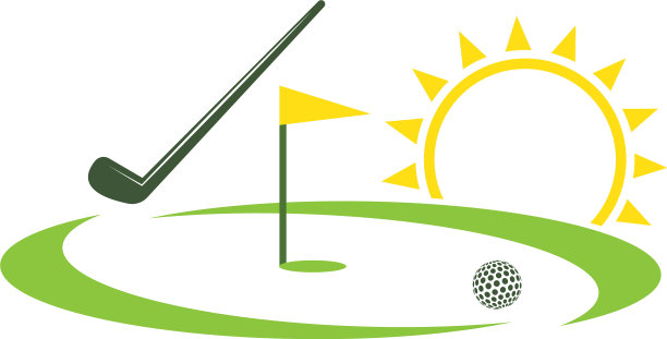 高尔夫标志模板图标图片下载