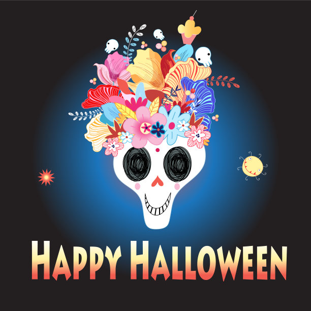 美丽的头骨图片下载