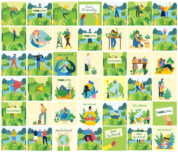 设置生态拯救环境图片的人图片下载