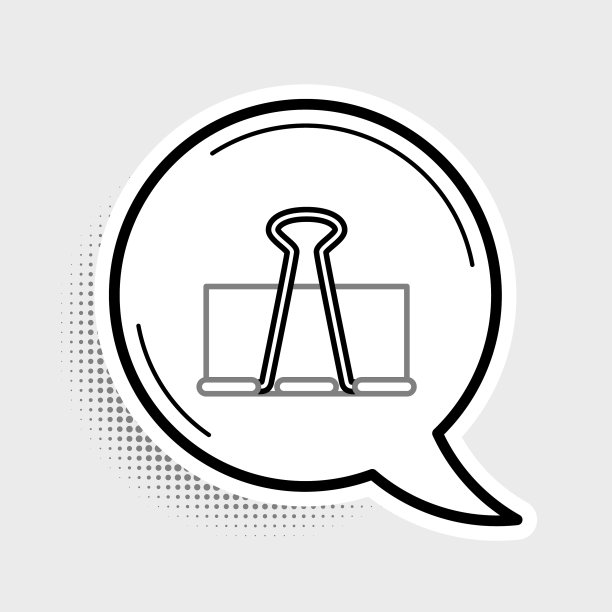 在灰色背景上孤立的活页夹图标图片下载