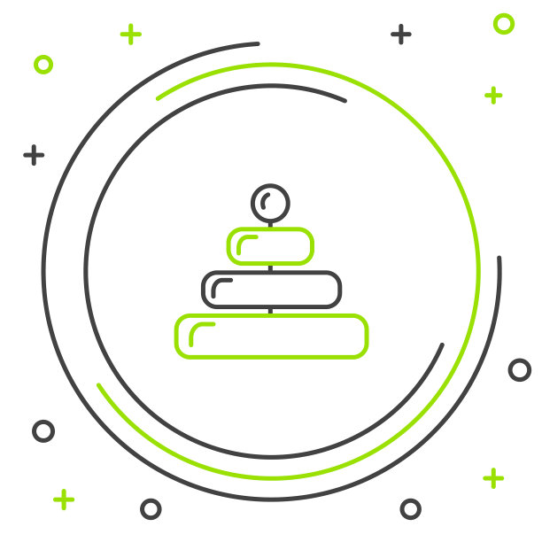 线金字塔玩具图标孤立在白色背景图片下载