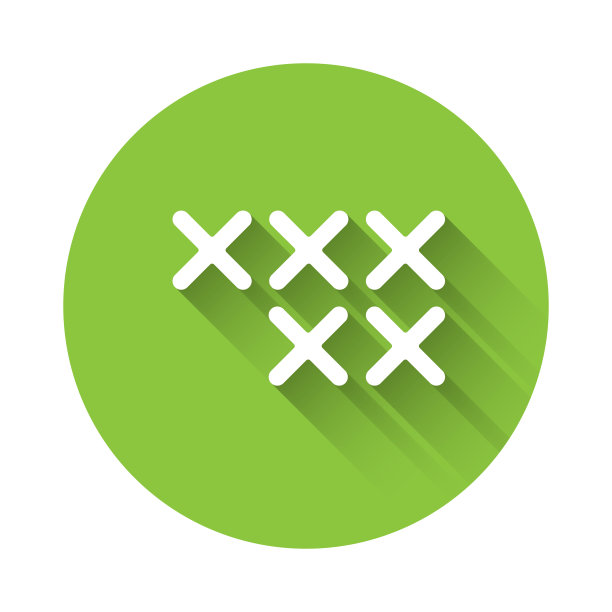 白色可调刺绣箍图标孤立图片下载