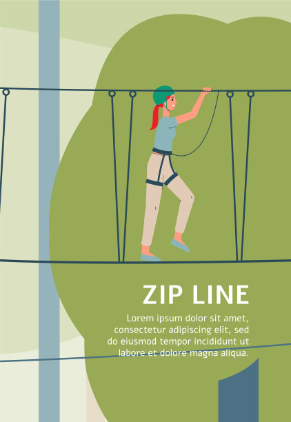 户外极限运动的拉链海报图片下载