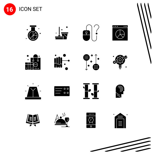 16 .用户界面实心字形包现代图片下载