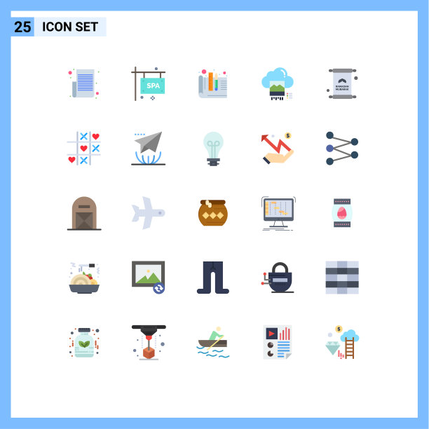 通用图标符号组25现代扁平图片下载