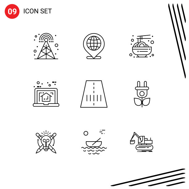 9 .适用于网页和手机的通用大纲图片下载