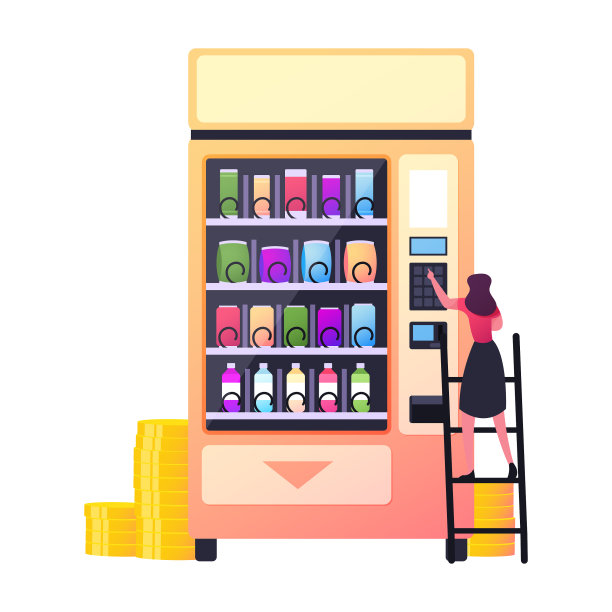 零售技术销售快餐贩卖机图片下载