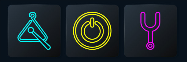 设定线三角乐器的音乐图片下载