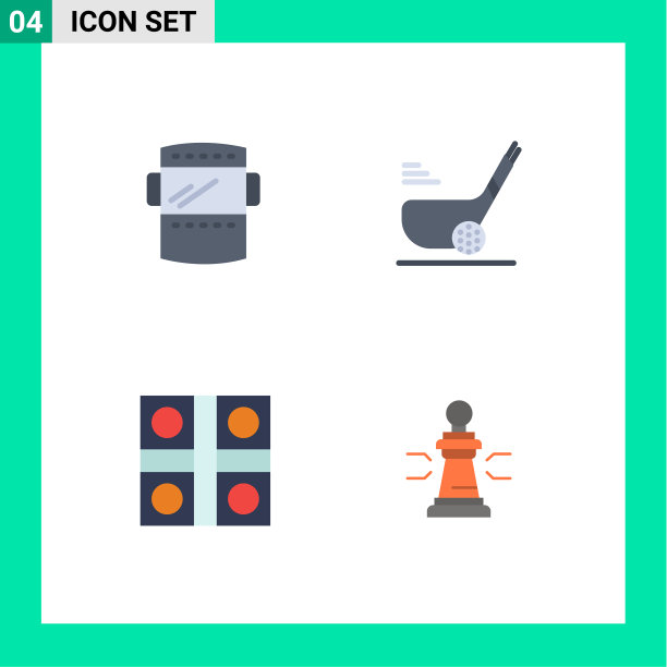 包4创意平面图标焊接面罩图片下载