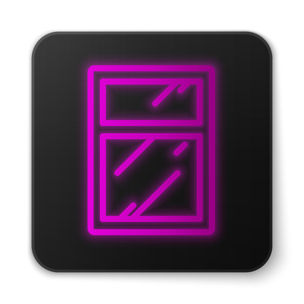 发光的霓虹灯线清洁服务的Windows图片下载