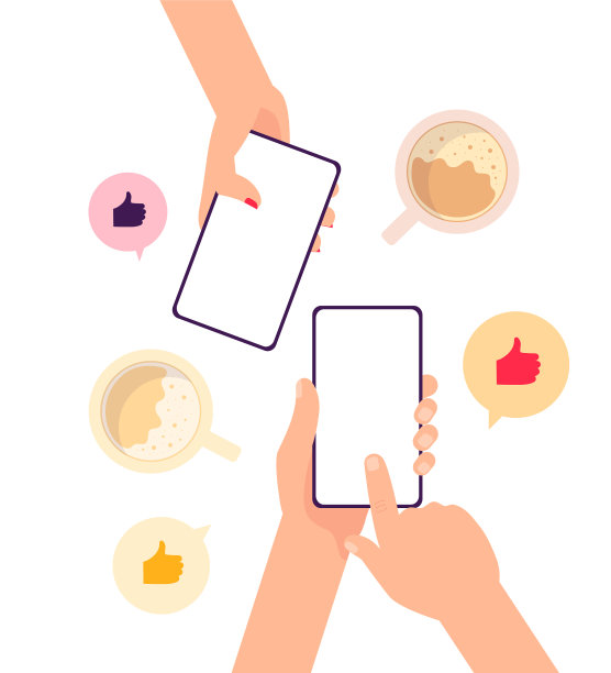 手拿着空屏幕的智能手机图片下载