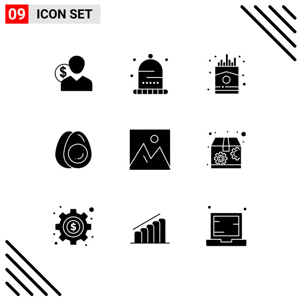 主题立体符号和可编辑符号的9种图片下载