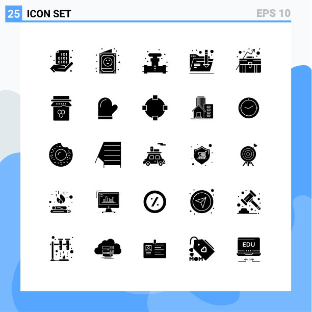 主题立体符号和可编辑符号的25个图片下载