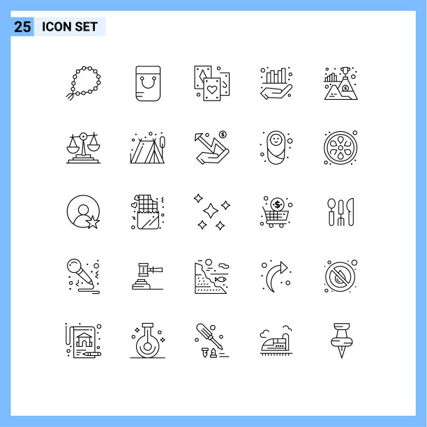 为网页和手机设置了25条通用线图片下载