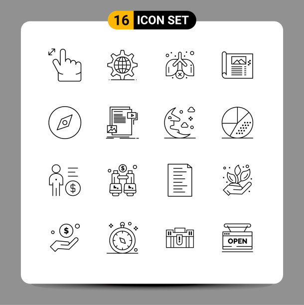 通用图标符号组16现代图片下载