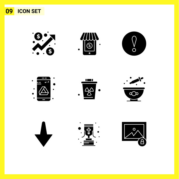 组9固体符号符号和符号图片下载