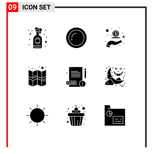 用户界面包9个基本立体字形图片下载