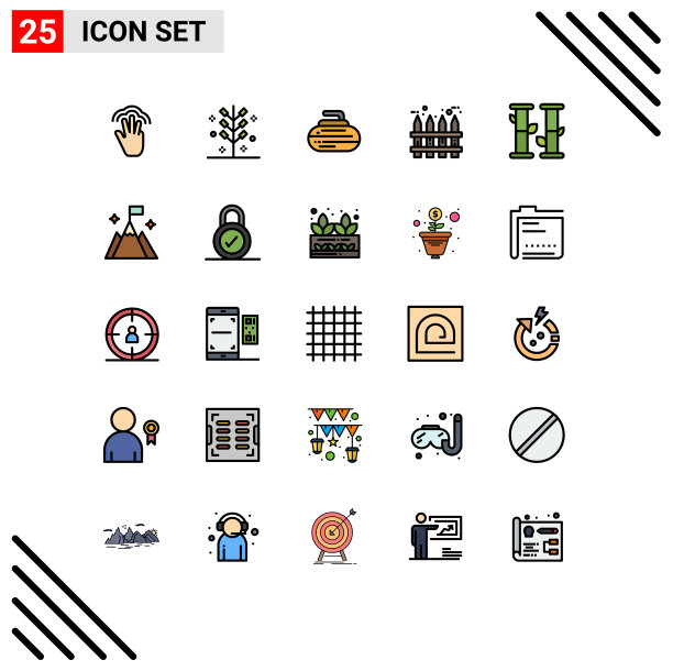 25组填线平色标志和图片下载