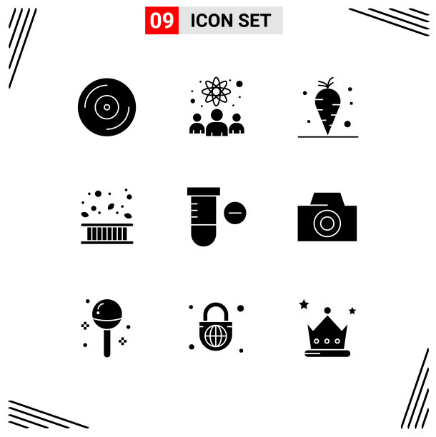 9 .用户界面立体字形包装现代标识图片下载