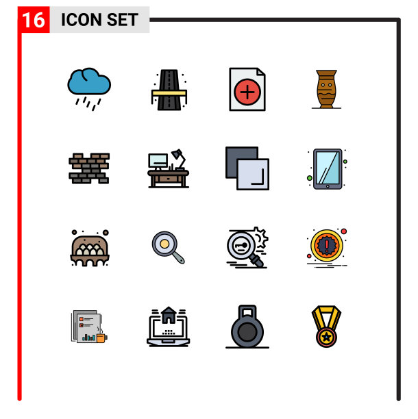 16 .用户界面平色填充线包图片下载