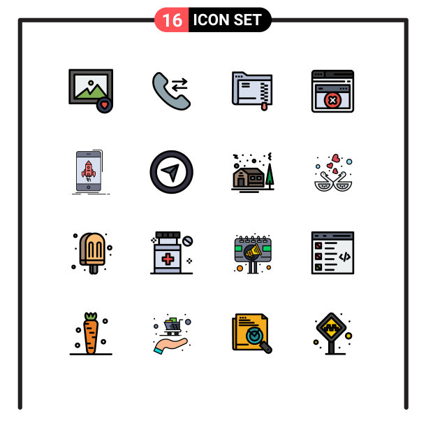 移动界面平色填充线设置16图片下载