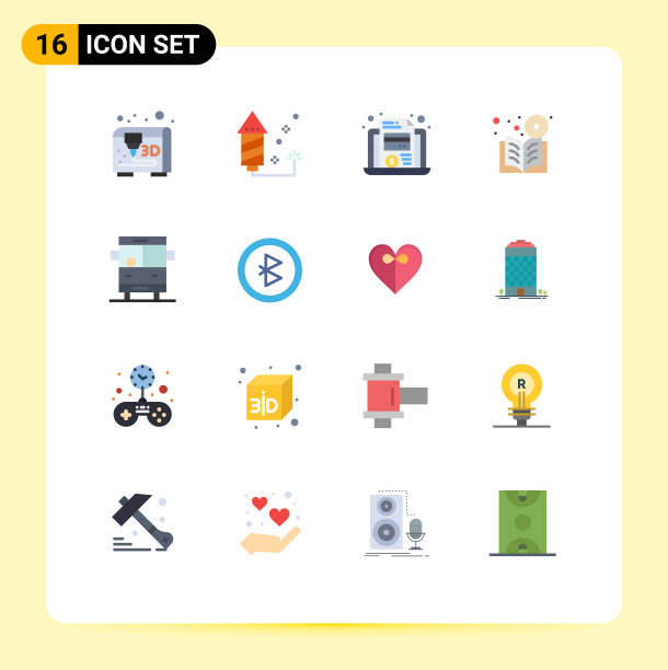 现代设16平色和符号等图片下载