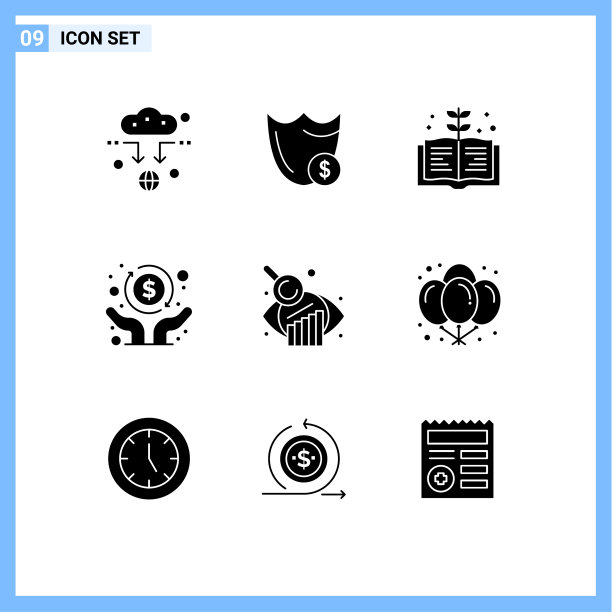 为业务在网格上设置9个实字形图片下载