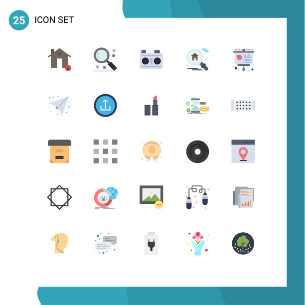 现代套25平色象形文字的图片下载