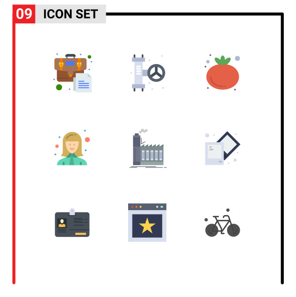 股票图标包9行符号和符号图片下载