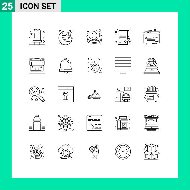 可编辑线包25简单线钱图片下载