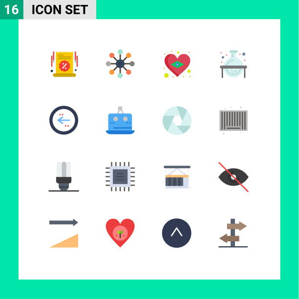 通用图标符号组16现代扁平图片下载