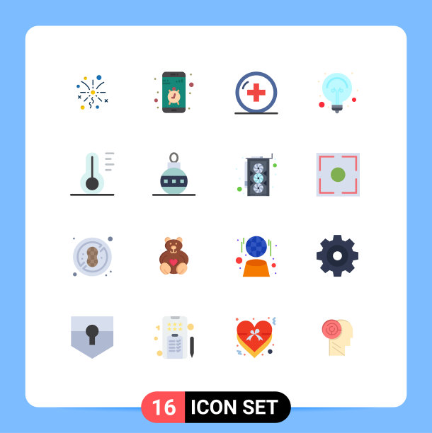 现代集16平色象形自然图片下载