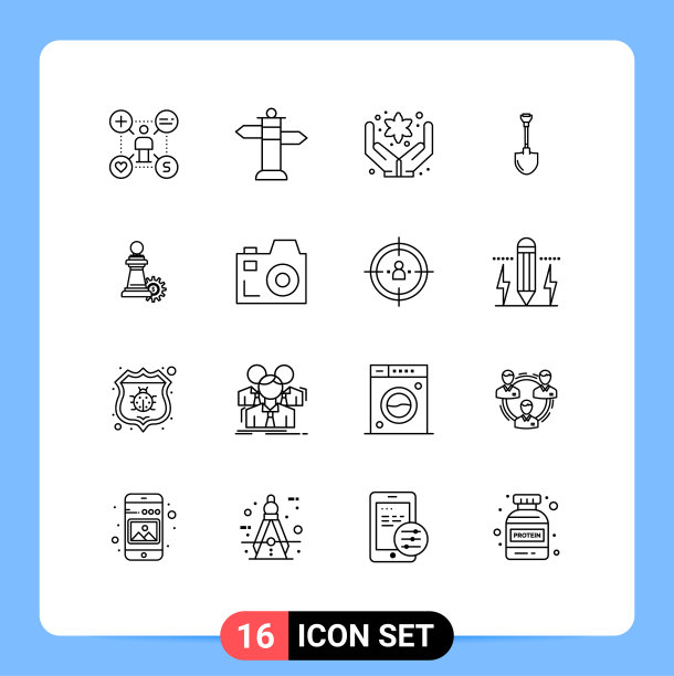 第十六组勾勒出符号和符号图片下载