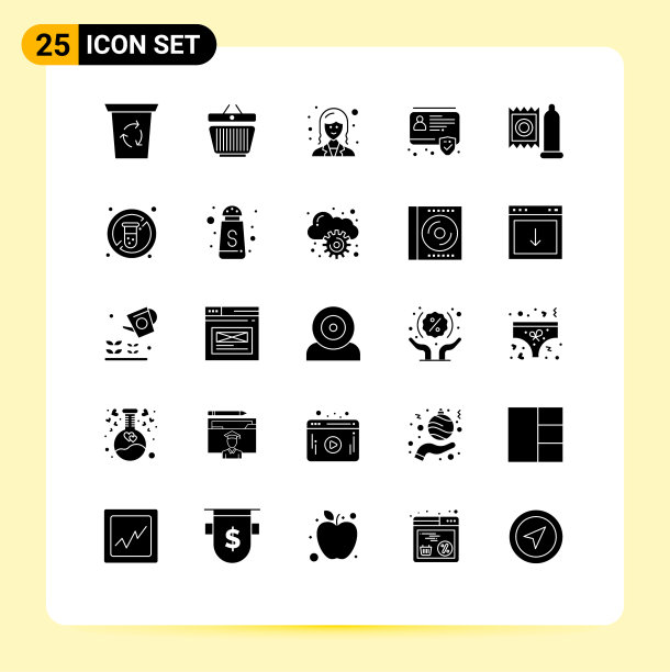 25个通用立体象形符号医学符号图片下载