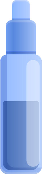 便携式消毒喷雾图标卡通风格图片下载