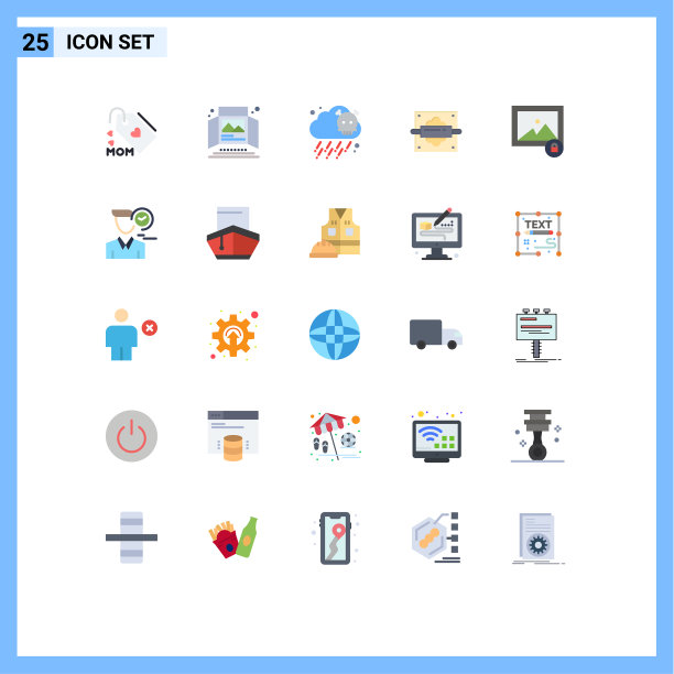 适用于网络和移动的25种通用平面颜色图片下载