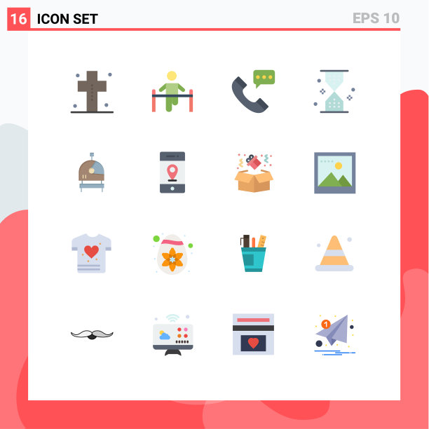 用户界面包16个基本平色的图片下载